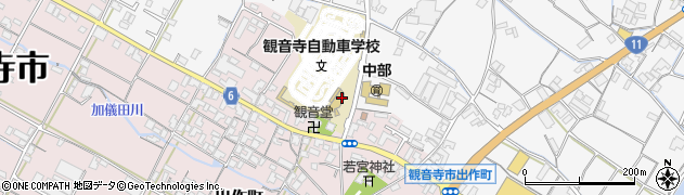 観音寺自動車学校周辺の地図