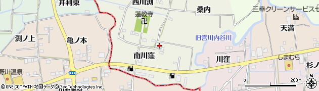 徳島県板野町（板野郡）矢武（南川窪）周辺の地図