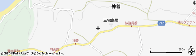 東京都三宅島三宅村神着215周辺の地図