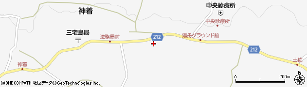 東京都三宅島三宅村神着1867周辺の地図