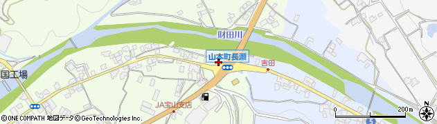 香川県三豊市山本町財田西1182周辺の地図