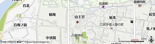 徳島県板野郡北島町江尻山王宮8周辺の地図