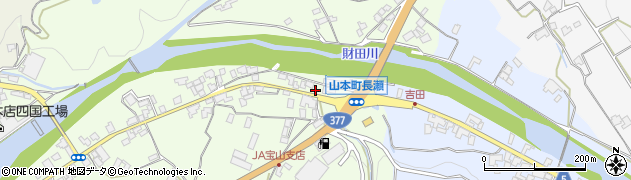 香川県三豊市山本町財田西1179周辺の地図