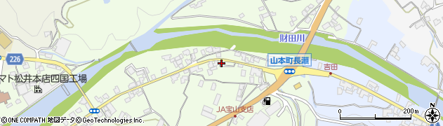 香川県三豊市山本町財田西1148周辺の地図