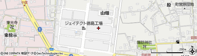 株式会社ジェイテクト徳島工場　７生課周辺の地図