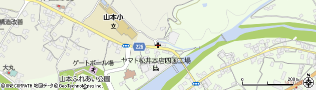 財田西簡易郵便局周辺の地図