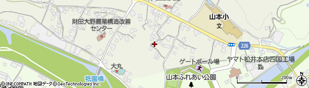 香川県三豊市山本町大野149周辺の地図