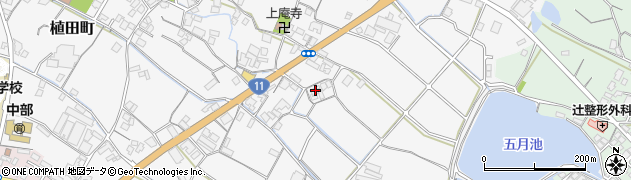 香川県観音寺市植田町753周辺の地図