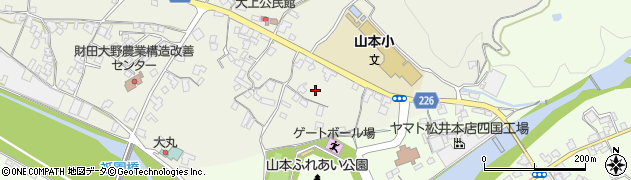 香川県三豊市山本町大野97周辺の地図