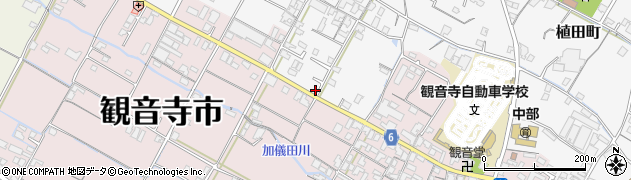 香川県観音寺市植田町1429周辺の地図
