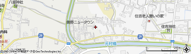 徳島県藍住町（板野郡）奥野周辺の地図