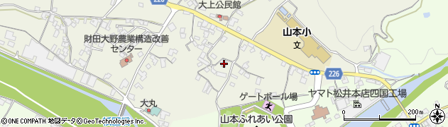 香川県三豊市山本町大野137周辺の地図
