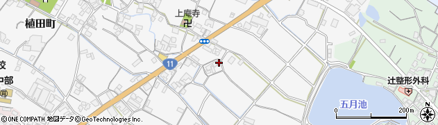 香川県観音寺市植田町780周辺の地図