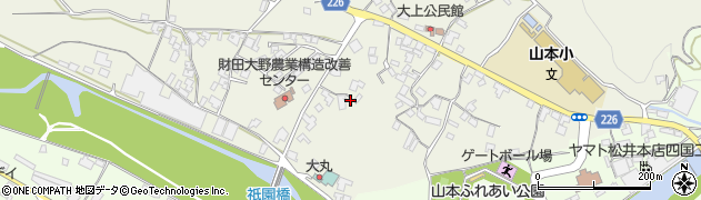 香川県三豊市山本町大野193周辺の地図