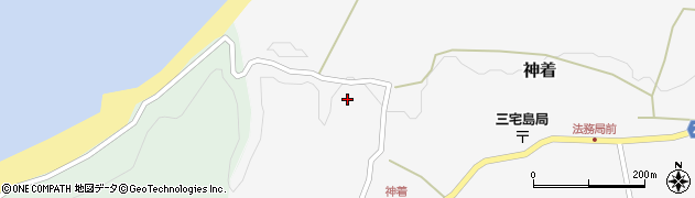 東京都三宅島三宅村神着111周辺の地図