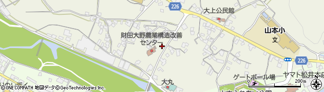 香川県三豊市山本町大野268周辺の地図
