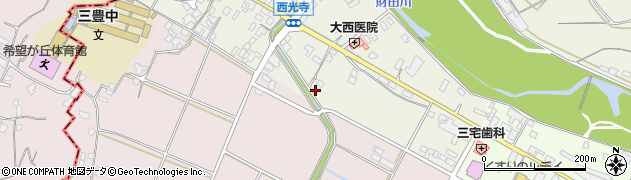 香川県三豊市山本町大野3184周辺の地図