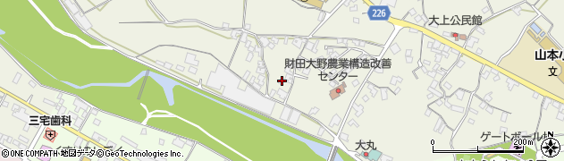 香川県三豊市山本町大野353周辺の地図