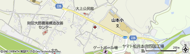 香川県三豊市山本町大野113周辺の地図