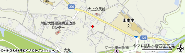 香川県三豊市山本町大野130周辺の地図