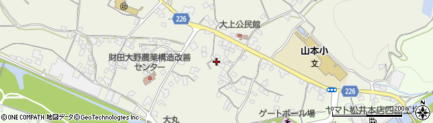 香川県三豊市山本町大野206-8周辺の地図