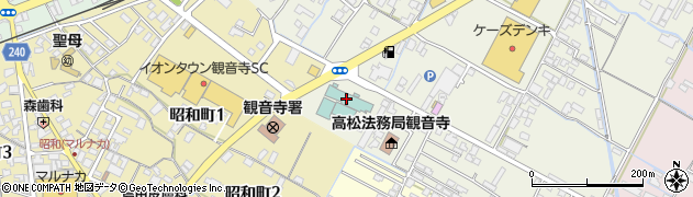 観音寺グランドホテル周辺の地図