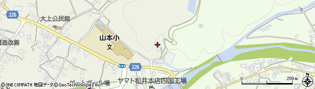 香川県三豊市山本町大野702周辺の地図