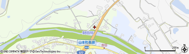 香川県三豊市山本町財田西23周辺の地図