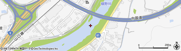 椹野川橋周辺の地図