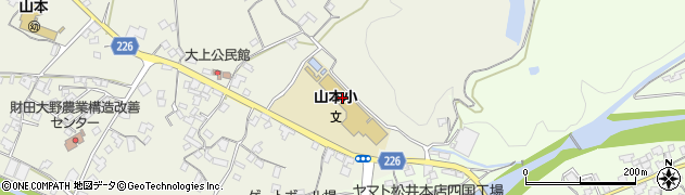 香川県三豊市山本町大野6周辺の地図