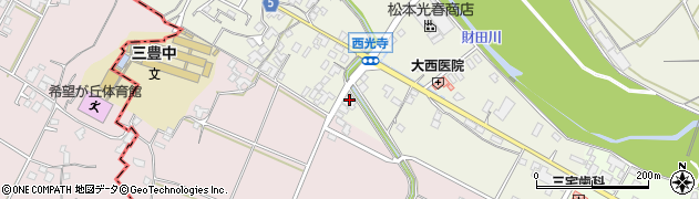 香川県三豊市山本町大野3165周辺の地図