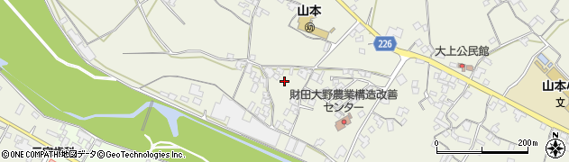 香川県三豊市山本町大野392周辺の地図