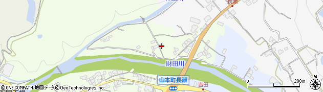 香川県三豊市山本町財田西44周辺の地図