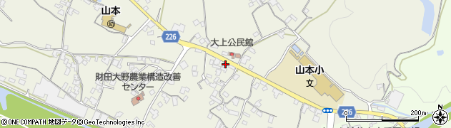 香川県三豊市山本町大野125周辺の地図