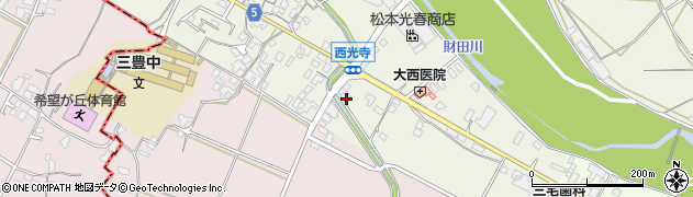 香川県三豊市山本町大野3175周辺の地図