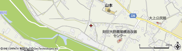 香川県三豊市山本町大野388周辺の地図
