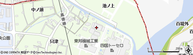 東邦化工建設株式会社徳島事業所分析事業部徳島分析センター周辺の地図