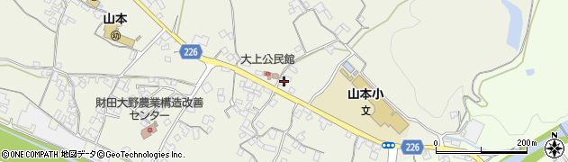 香川県三豊市山本町大野53周辺の地図