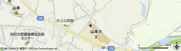 香川県三豊市山本町大野20周辺の地図