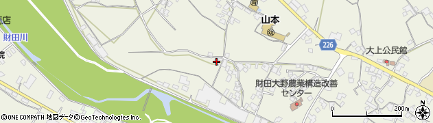 香川県三豊市山本町大野1127周辺の地図
