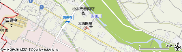 香川県三豊市山本町大野2854周辺の地図