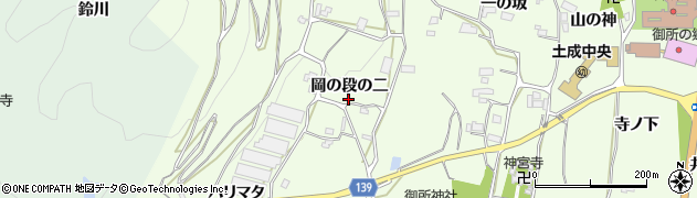 徳島県阿波市土成町吉田（岡の段の二）周辺の地図