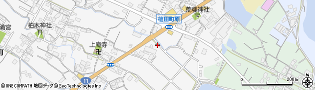 香川県観音寺市植田町822周辺の地図
