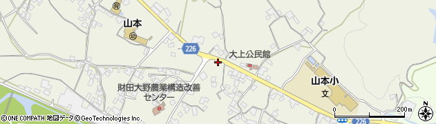 香川県三豊市山本町大野578周辺の地図