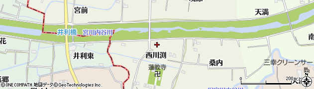 徳島県板野郡板野町矢武西川渕周辺の地図
