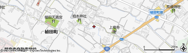 香川県観音寺市植田町660周辺の地図