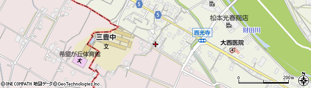 香川県三豊市山本町大野3135周辺の地図