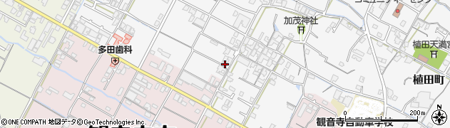 香川県観音寺市植田町1449周辺の地図