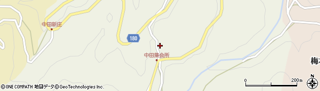 和歌山県海草郡紀美野町中田98周辺の地図