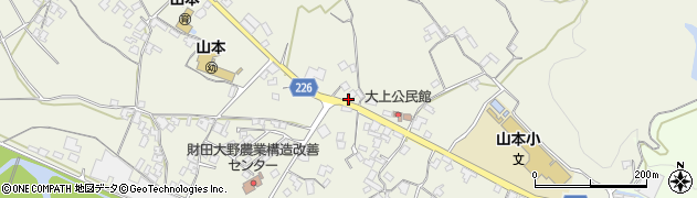 香川県三豊市山本町大野576周辺の地図